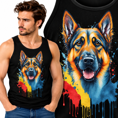 TANK TOP ZWIERZĘTA  OWCZAREK